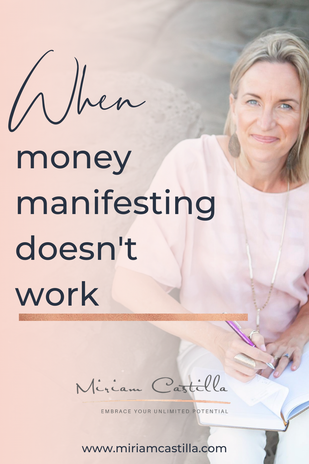 When money manifesting doesn’t work - Miriam Castilla | Manifesting ...