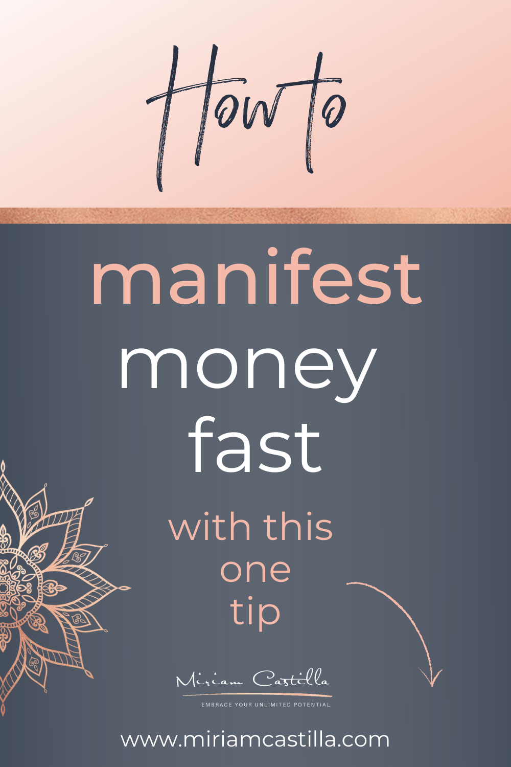 The trick to manifesting money fast that works every time - Miriam ...